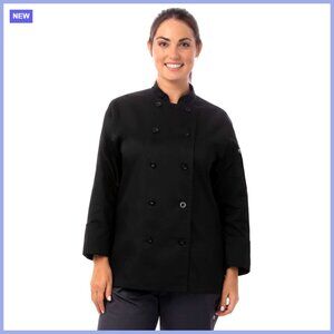 Polycotton Chef Coat with Thermometer Pocket, Regular Fit